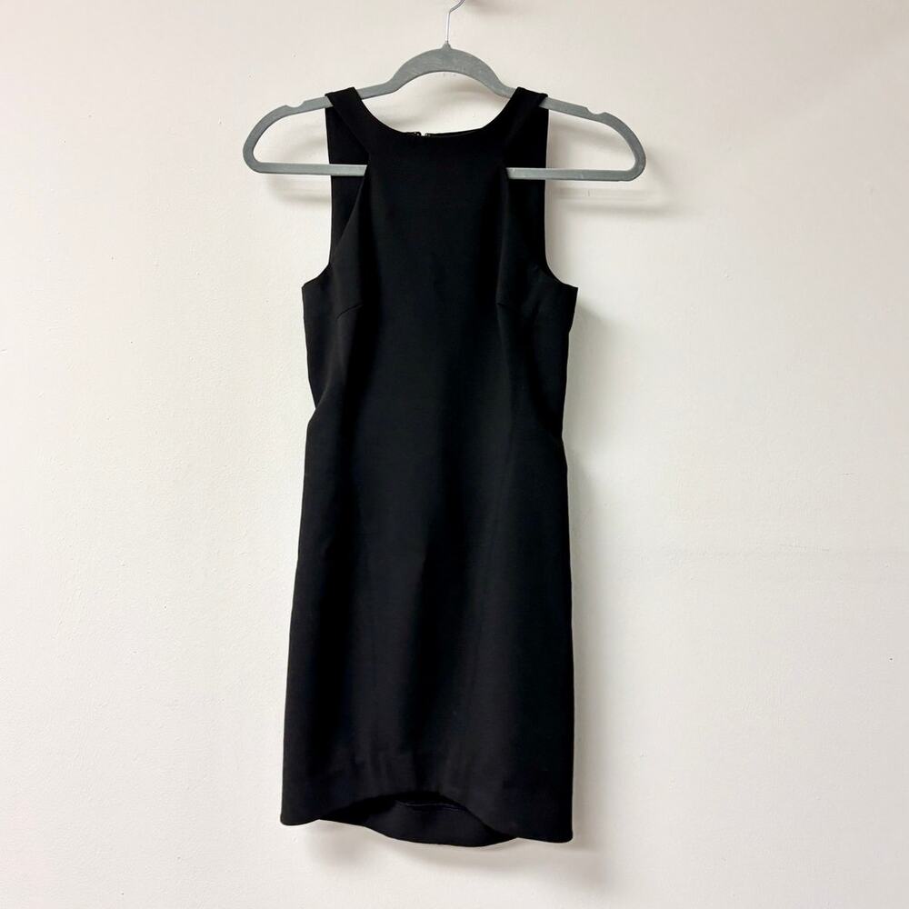 Elizabeth and James Sleeveless High Neck Formal Sheath Dress Black Womens Size 0